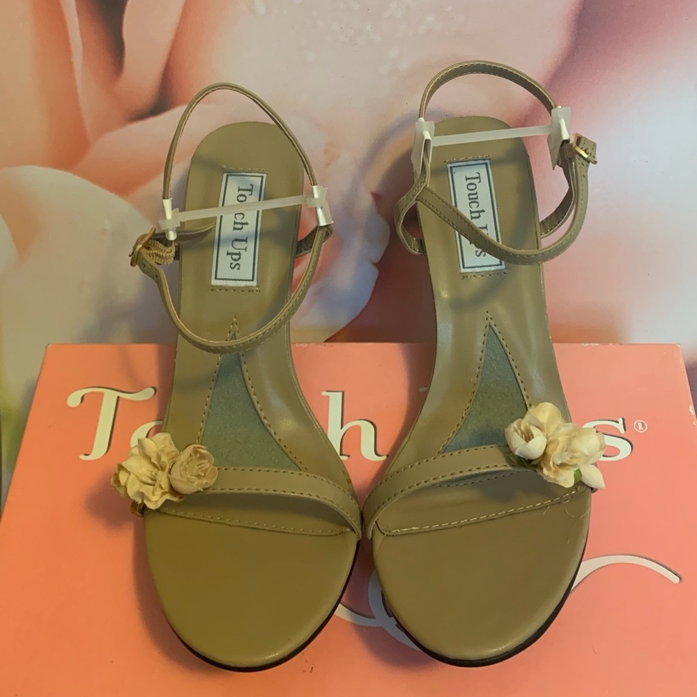 Ankle Strap Open Toe Heel Dress Sandals-Size 8M